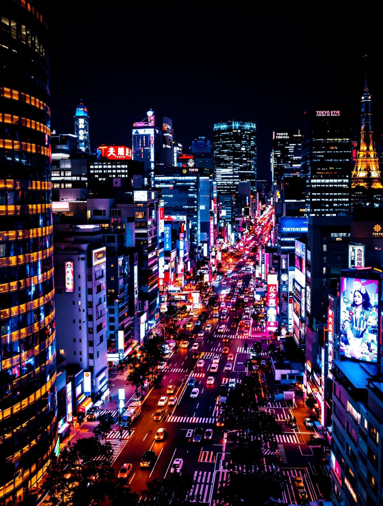 一姐影视-城市之光：东京夜景延时摄影